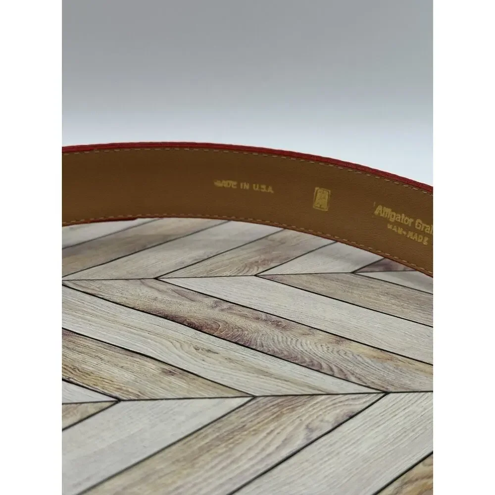 Nordstrom Red and White Women's Belt - Picture 4 of 6